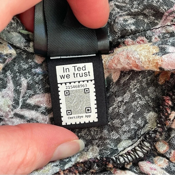 Ted Baker Hendria Ruffle-Trim Mini Dress floral print viscose size 0 or 2 - Picture 10 of 14